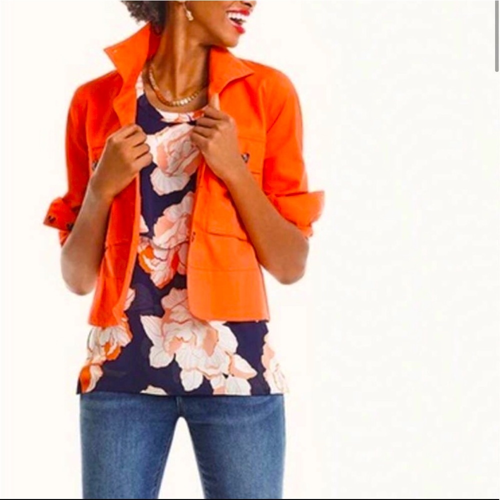 CABI Resort Bright Orange Jacket